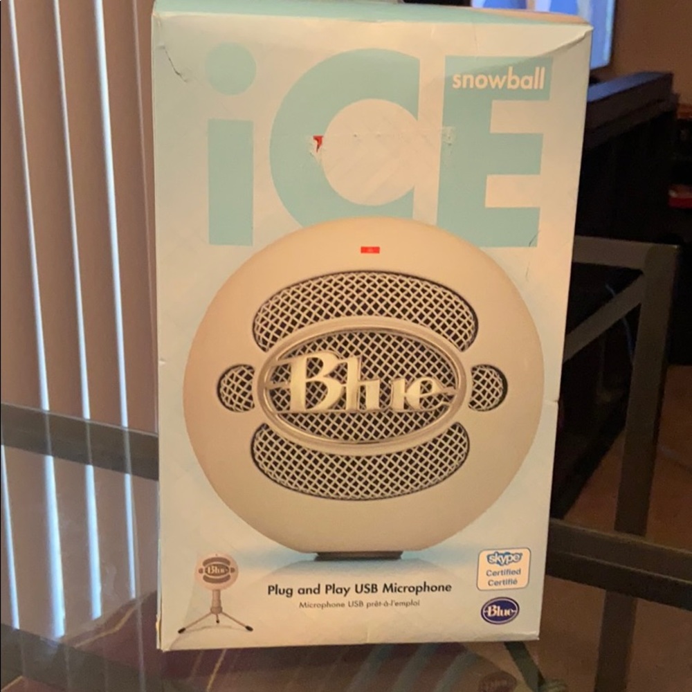Blue Ice Podcasting Microphone